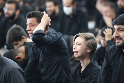 تصاویر / مراسم عزای اباعبدالله الحسین (ع) در هیئت کف العباس - قم