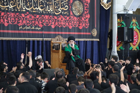 تصاویر / مراسم عزای اباعبدالله الحسین (ع) در هیئت کف العباس - قم