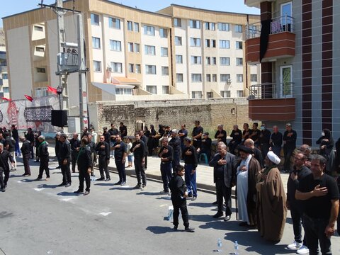 تصاویر/ مراسم عزاداری تاسوعای حسینی در ماکو