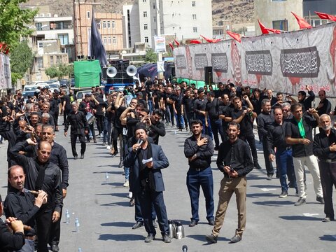 تصاویر/ مراسم عزاداری تاسوعای حسینی در ماکو