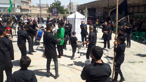 تصاویر/ مراسم عزاداری تاسوعای حسینی در پیرانشهر