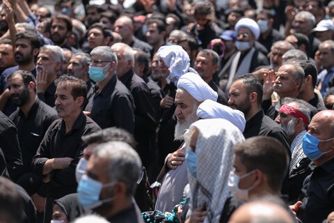تصاویر/ حرکت دسته عزاداری روز تاسوعا حسینی در قزوین