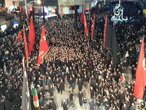تصاویر:عزاداری شب عاشورای حسینی دراستان مقدس محمد هلال بن علی (ع)آران وبیدگل