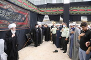 Photo/ Day of Ashura mourning ceremony at Grand Ayatollah Nouri Hamedani's office
