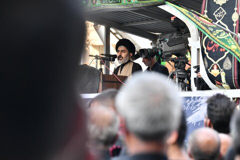 تصاویر/ اجتماع عظیم مردم ارومیه در تاسوعا حسینی