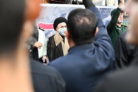 تصاویر/ اجتماع عظیم مردم ارومیه در تاسوعا حسینی