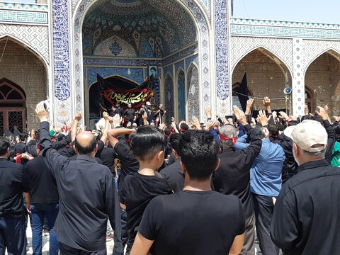 تصاویر:عزاداری حسینی عاشورای حسینی در نوش اباد آران وبیدگل