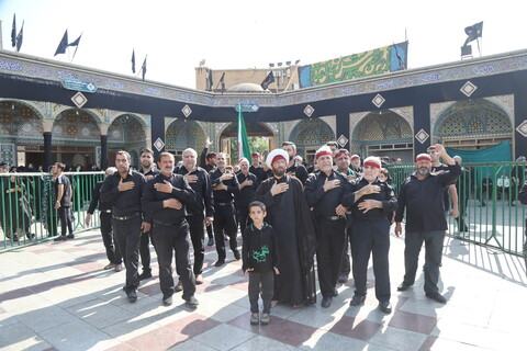 تصاویر / مراسم عزاداری روز عاشورا در حرم کریمه اهل بیت (ع)