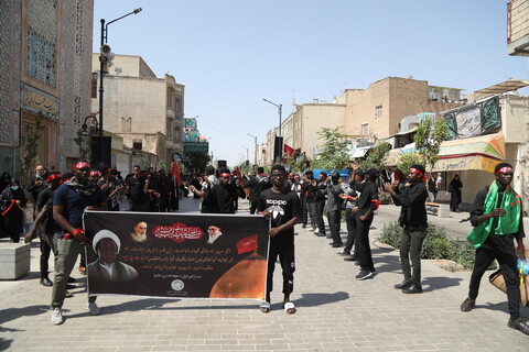 تصاویر / مراسم عزاداری روز عاشورا در حرم کریمه اهل بیت (ع)