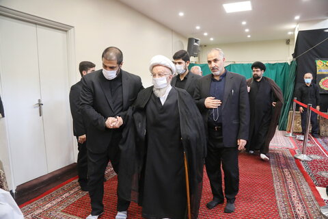 تصاویر / مراسم عزاداری عاشورای حسینی در بیت آیت الله العظمی مکارم شیرازی