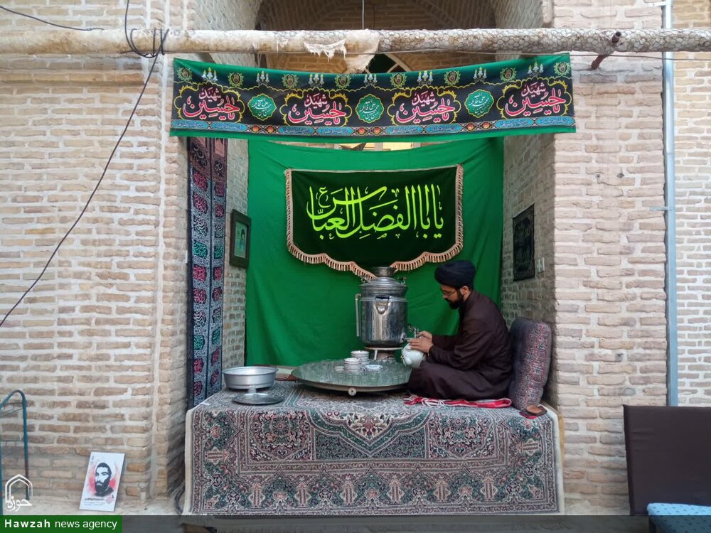 تصاویر/ برگزاری عزاداری روز عاشورای حسینی در حوزه علمیه یزد مدرسه علمیه شفیعیه