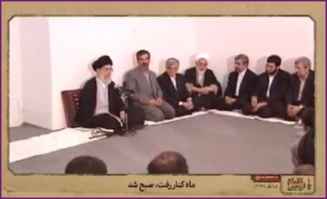 فیلم | مرثیه‌خوانی رهبر انقلاب به زبان ترکی در مورد سیدالشهدا(ع) در اردبیل