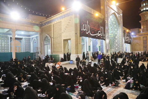 تصاویر / مراسم شام غریبان اباعبدالله الحسین (ع) در مسجد اعظم قم