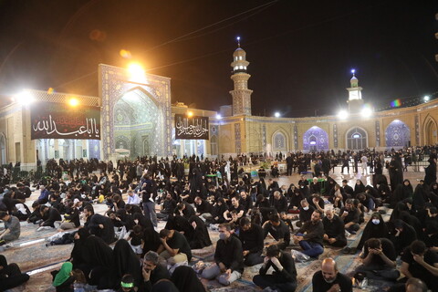 تصاویر / مراسم شام غریبان اباعبدالله الحسین (ع) در مسجد اعظم قم