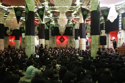 تصاویر / مراسم شام غریبان اباعبدالله الحسین (ع) در مسجد اعظم قم