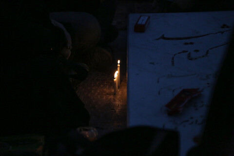 تصاویر/ مراسم شام غریبان در گلستان شهدای اصفهان