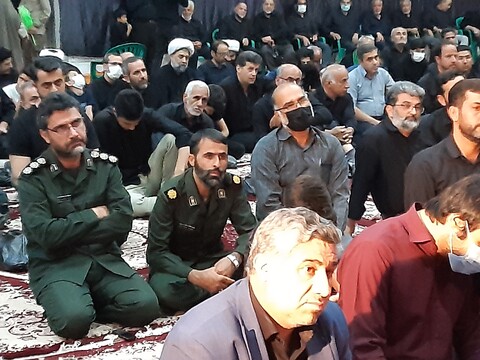 تصاویر: عزاداری حسینی ناحیه مقاومت بسیج کاشان در شب یازدهم محرم