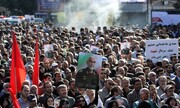 راهپیمایی مردم همدان در محکومیت توهین یکی از سران فتنه به شهدای مدافع حرم