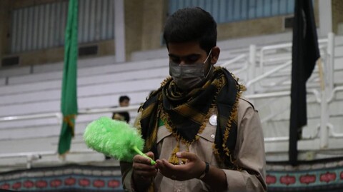 تصاویر:عزاداری حسینی شب دوازدهم محرم درناحیه مقاومت بسیج کاشان