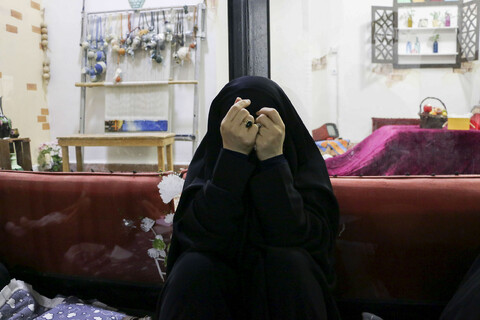 تصاویر/ مراسم سوگواره دختران رضوی در پایگاه فرهنگی آداب زیارت