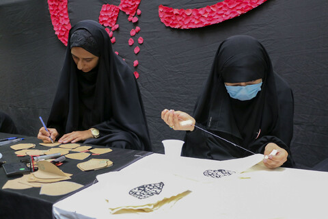 تصاویر/ مراسم سوگواره دختران رضوی در پایگاه فرهنگی آداب زیارت