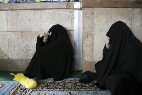 تصاویر/ مراسم سوگواره دختران رضوی در پایگاه فرهنگی آداب زیارت