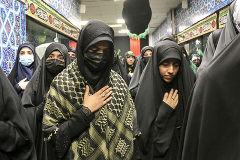 تصاویر/ مراسم سوگواره دختران رضوی در پایگاه فرهنگی آداب زیارت