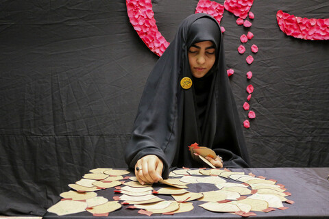 تصاویر/ مراسم سوگواره دختران رضوی در پایگاه فرهنگی آداب زیارت