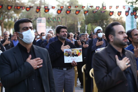 تصاویر/مراسم گرامیداشت شهدای مدافع حرم و سرداران پر افتخار مقاومت در اصفهان