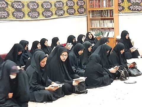 مراسم عزاداری حسینی در مدرسه علمیه حضرت زینب (س)آران و بیدگل