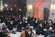 مراسم عزاداری سید الشهداء علیه السلام در مدرسه علمیه صالحیه قزوین برگزار شد