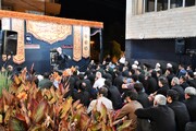 تصاویر/ مراسم عزاداری امام حسین(ع) با حضور استاد انصاریان در شهرستان خوی