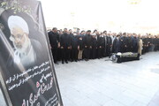 تصاویر/ حجۃ الاسلام شہیدی پور کی تشییع جنازہ کے مناظر