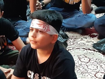 نوجوانان کاشانی با قاسم بن الحسن(ع) عهدی دوباره بستند + عکس