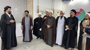 بازدید معاون تهذیب و جمعی از مدیران مدارس علمیه قم از نمایشگاه مسجد جامعه پرداز