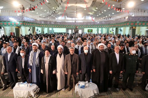 تصاویر / یادواره شهدای عملیات رمضان با حضور رئیس مجلس شورای اسلامی در همدان