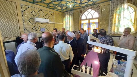 تصاویر:آیین غبارروبی  وبهره برداری دویروژه درمانی ورسانه ای حضرت محمدهلال بن علی (ع)آران وبیدگل