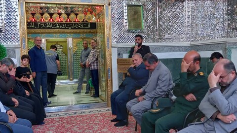 تصاویر:آیین غبارروبی  وبهره برداری دویروژه درمانی ورسانه ای حضرت محمدهلال بن علی (ع)آران وبیدگل