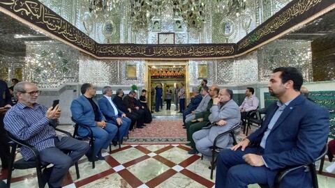 تصاویر:آیین غبارروبی  وبهره برداری دویروژه درمانی ورسانه ای حضرت محمدهلال بن علی (ع)آران وبیدگل