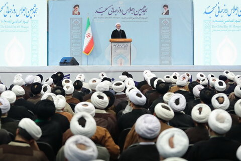هجدهمین اجلاس روز جهانی مسجد با حضور رئیس جمهور