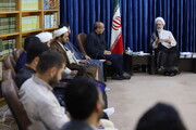 Photo/ Ayatollah Arafi Receives Members of Management Center for Seminaries Intelligent Technologies