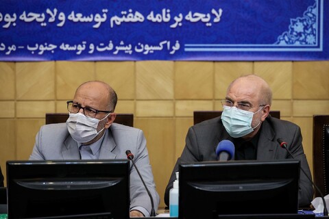 تصاویر/ نشست استانداران و رؤسای سازمان مدیریت هفت استان جنوب با قالیباف