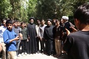 تصاویر / حضور امام جمعه اردبیل در جمع شرکت کنندگان دوره میثاق طلبگی همدان