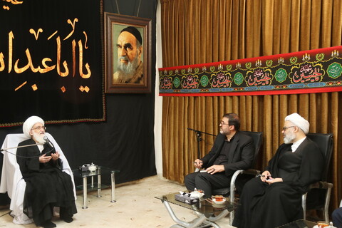 تصاویر / دیدار معاون سیاسی وزیر کشور با ایت الله العظمی نوری همدانی