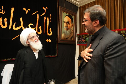 تصاویر / دیدار معاون سیاسی وزیر کشور با ایت الله العظمی نوری همدانی