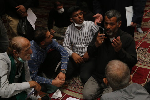 تصاویر / برپایی میز خدمت با حضور وزیر نفت در نماز جمعه اهواز