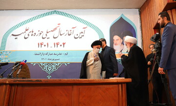 فیلم | گزارش ویدئویی از مراسم آغاز سال تحصیلی جدید حوزه