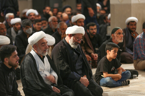 تصاویر/ مجلس همدردی طلاب مدرسه علمیه حضرت ولی عصر (عج) با خانواده آیت الله ناصری