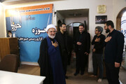 Photo/ Qom University President Visits Hawzah News Agency