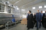 تصاویر/ افتتاح واحدهای صنعتی و پروژه‌های عمرانی شرکت شهرک‌های صنعتی آذربایجان شرقی